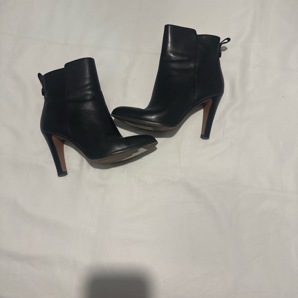 Coach - Black Leather Heeled Boots Jemma  - 8